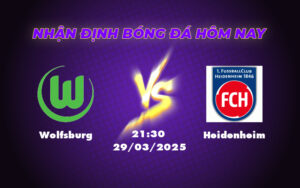 wolfsburg heidenheim 29 03 bundesliga