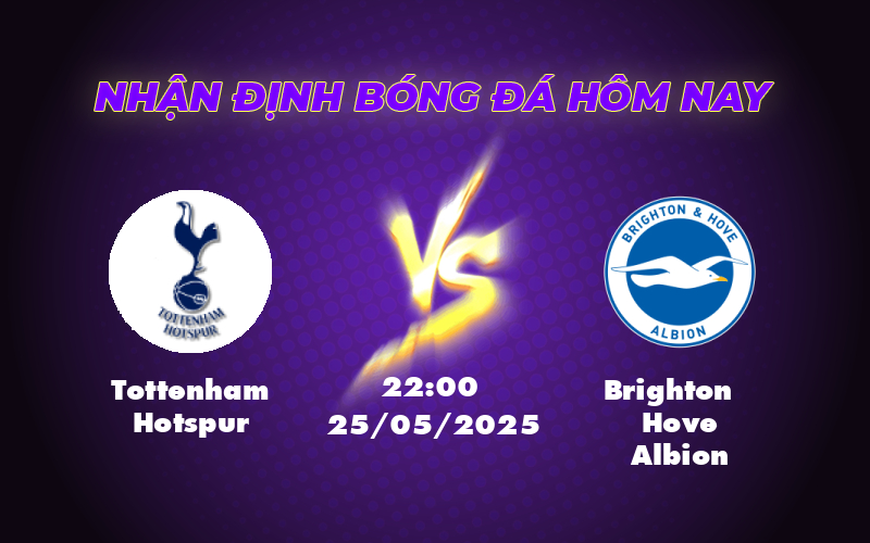 tottenham hotspur brighton hove albion 25 05 ngoai hang anh